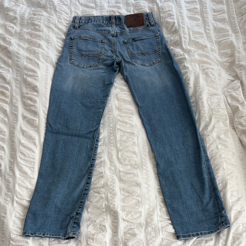Mens Lucky Brand Light Blue Denim Pants - Picture 4 of 6